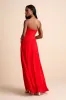 Rozala Bright Red Pleated Strapless Maxi Dress sold by Lulus