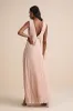 Renee Blush Satin Plisse V-Neck Maxi Dress sold by Lulus