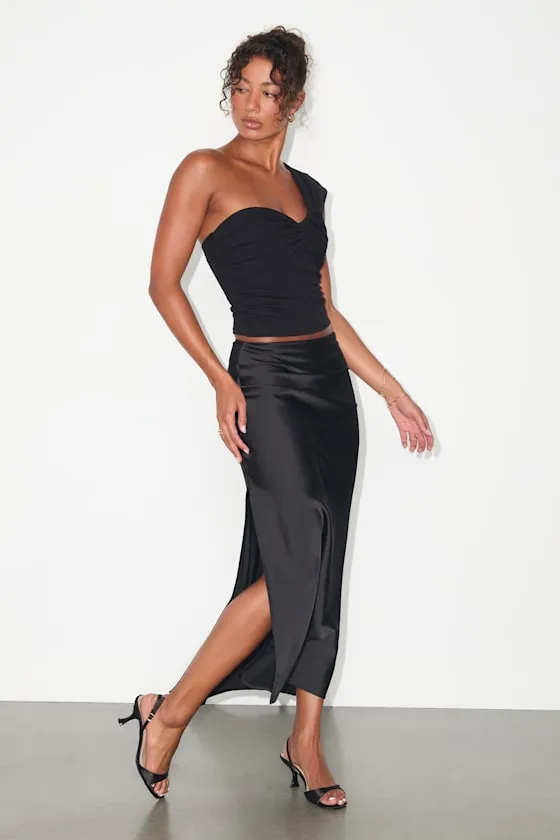 Rudia Black One-Shoulder Top sold by Lulus product image thumbnail 3