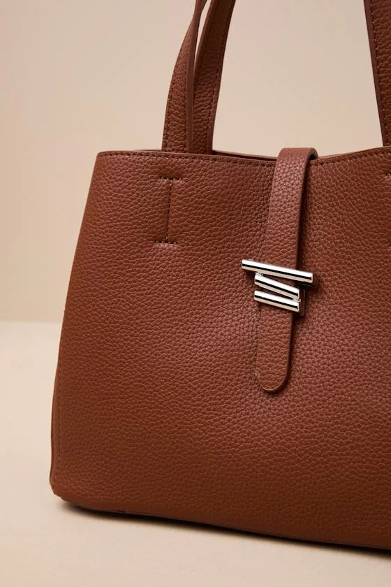 Benetti Brown Tote Bag sold by Lulus product image thumbnail 2