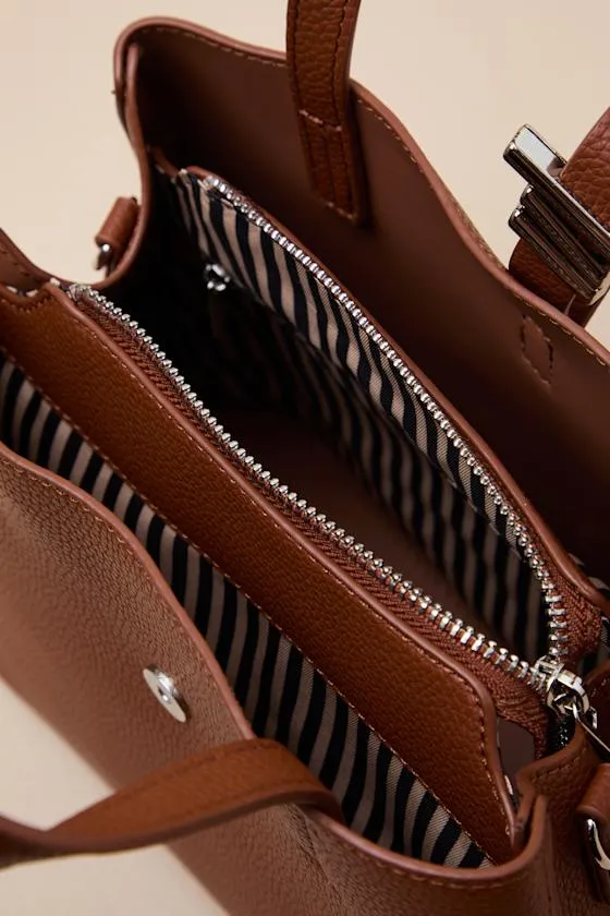 Benetti Brown Tote Bag sold by Lulus product image thumbnail 4