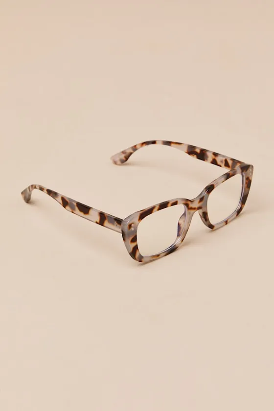 Winfree Grey Tortoiseshell Blue Light Glasses sold by Lulus product image thumbnail 2