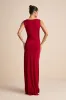 Significant Allure Red Slinky Knit Ruched Maxi Dress sold by Lulus