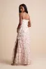 Remiette Cream Floral Ruffled Empire Waist Maxi Dress sold by Lulus