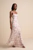Remiette Cream Floral Ruffled Empire Waist Maxi Dress sold by Lulus