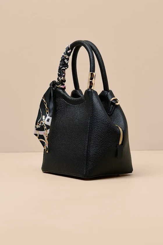 Lutea Black Scarf Crossbody Handbag sold by Lulus product image thumbnail 2