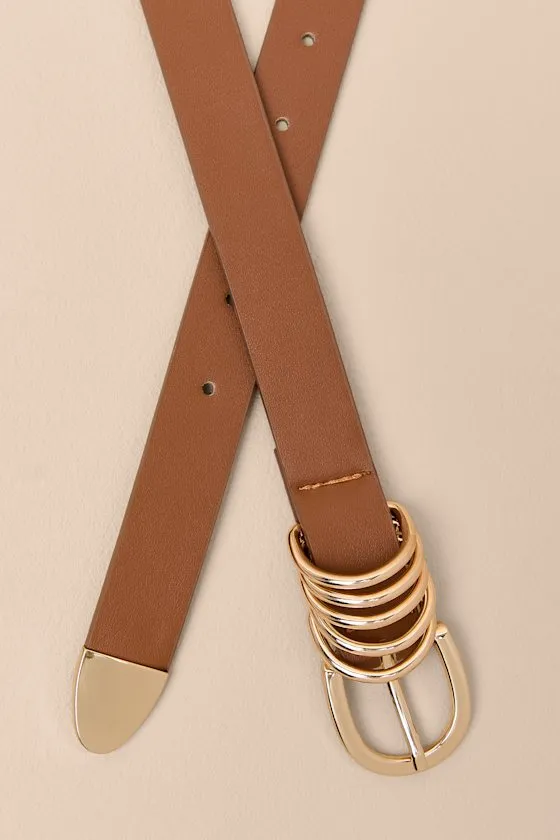 Sade Brown Ring Belt sold by Lulus product image thumbnail 4