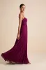Admirable Elegance Plum Pleated Bustier Maxi Dress sold by Lulus