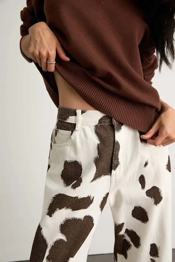 Quinee Brown V-Neckline Oversized Sweater sold by Lulus product image thumbnail 2