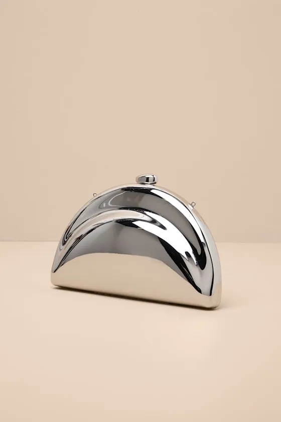 Yasiah Silver Hard Case Clutch sold by Lulus product image thumbnail 2