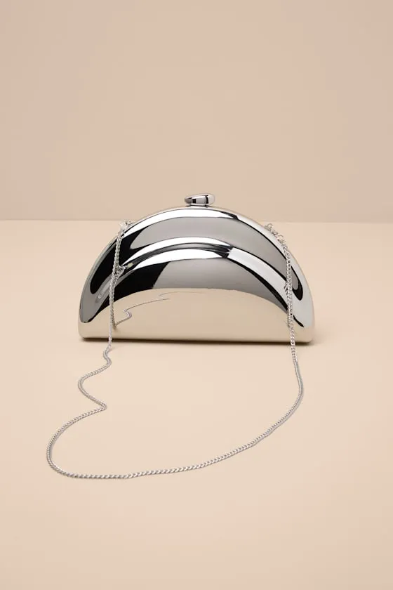 Yasiah Silver Hard Case Clutch sold by Lulus product image thumbnail 4