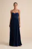 Admirable Elegance Navy Pleated Bustier Maxi Dress sold by Lulus
