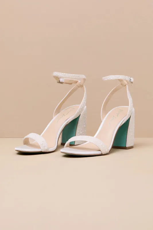 SB-Jet Ivory Pearl Ankle Strap Sandals sold by Lulus