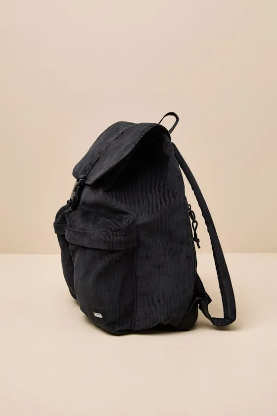 Scatter Black Corduroy Backpack sold by Lulus product image thumbnail 2