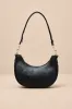 Carina Black Crescent Shoulder Bag sold by Lulus
