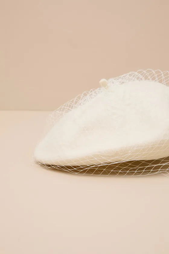 Betty White Netted Beret sold by Lulus product image thumbnail 3