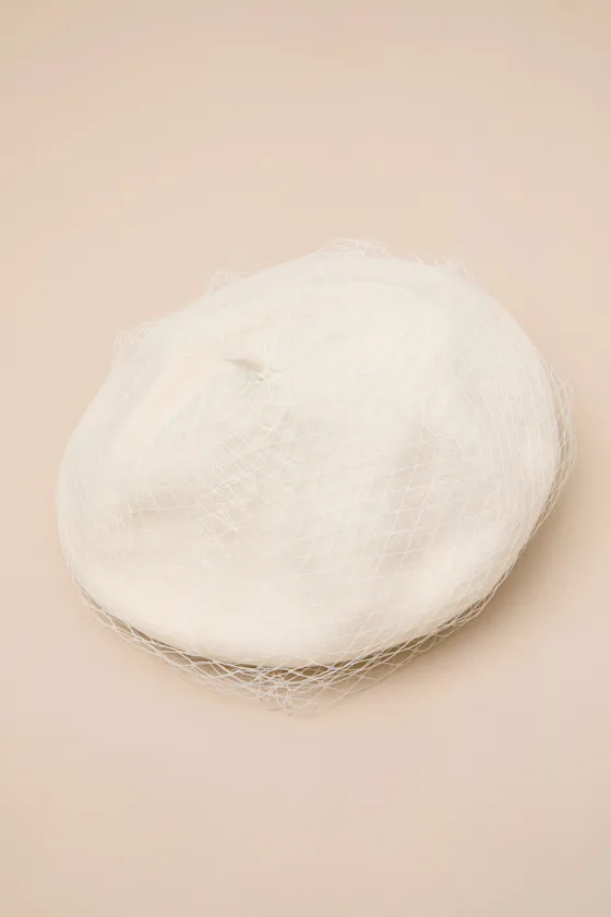 Betty White Netted Beret sold by Lulus product image thumbnail 4