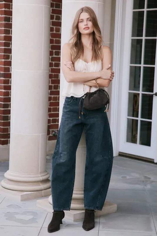 Baggy Dad Washed Black Barrel Jeans sold by Lulus