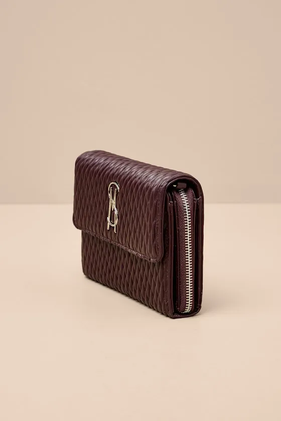 Bcarina Wine Red Quilted Crossbody Handbag sold by Lulus product image thumbnail 2