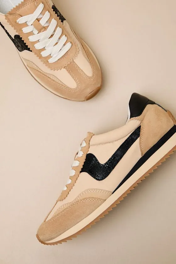 B.Ntcd Tan Multi Leather Nylon Sneakers sold by Lulus product image thumbnail 3