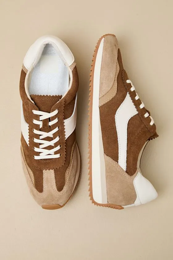 B.Ntcd Brown Multi Suede Leather Sneakers sold by Lulus product image thumbnail 2