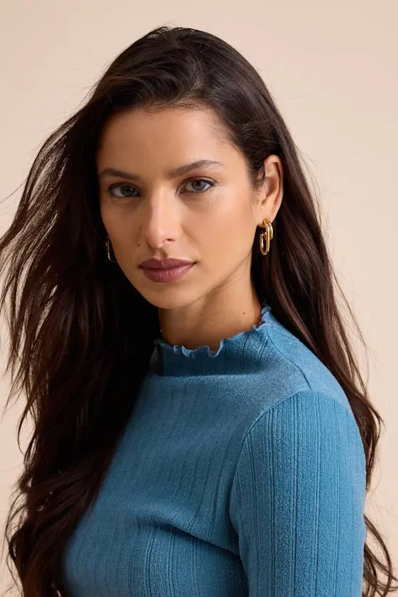 Val Gold Double Hoop Earrings sold by Lulus product image thumbnail 3