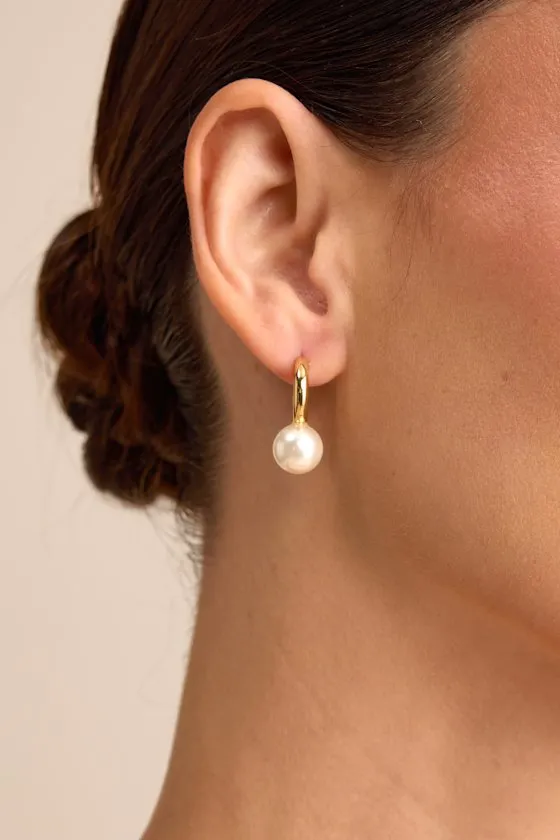 Waverly Gold Rhinestone Three-Piece Earring Set sold by Lulus