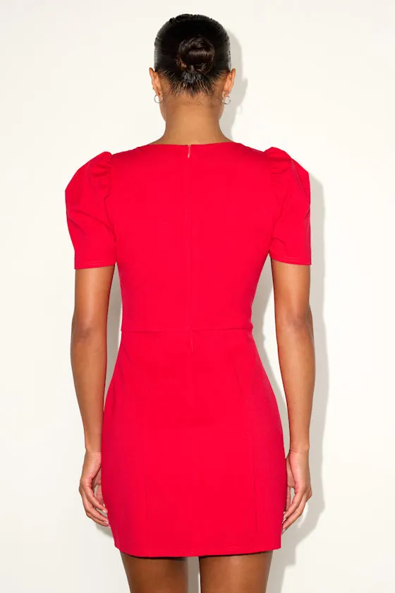 Kasai Red Short Sleeve Mini Dress sold by Lulus product image thumbnail 3