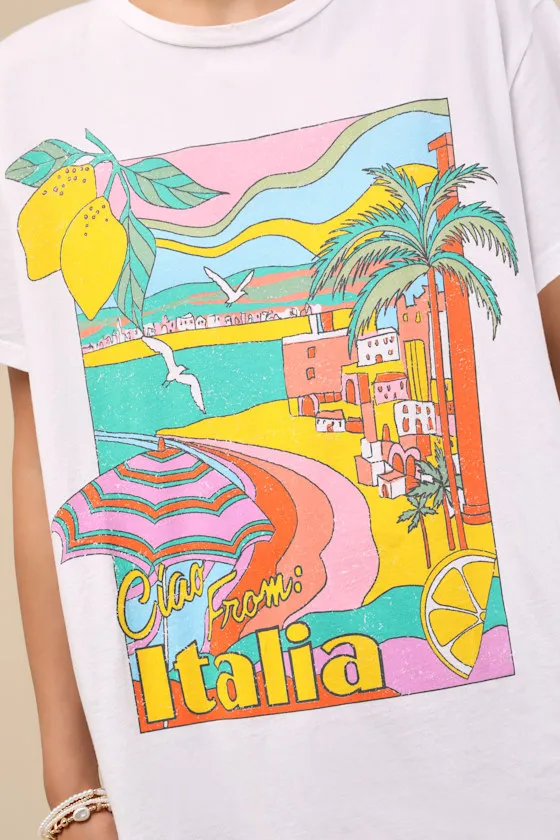 Tom White Graphic Oversized Short Sleeve Tee sold by Lulus product image thumbnail 2