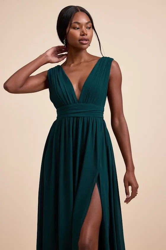 Heavenly Hues Emerald Green Maxi Dress sold by Lulus product image thumbnail 2