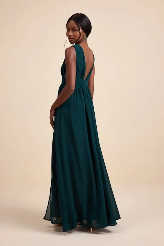 Heavenly Hues Emerald Green Maxi Dress sold by Lulus product image thumbnail 3