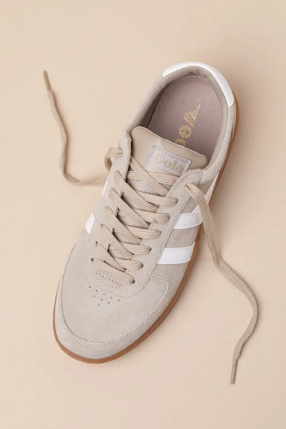 Grandslam Bone and Off White Suede Leather Sneakers sold by Lulus product image thumbnail 4