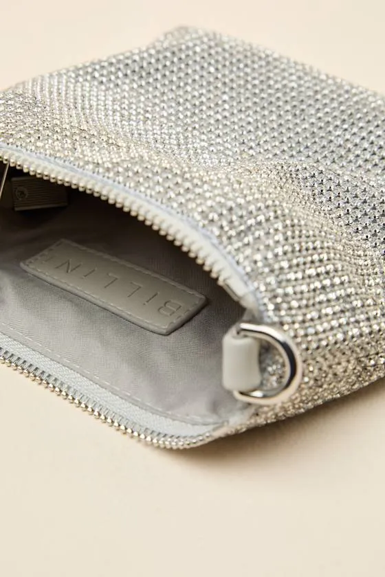 Piper Silver Rhinestone Handle Bag sold by Lulus product image thumbnail 4