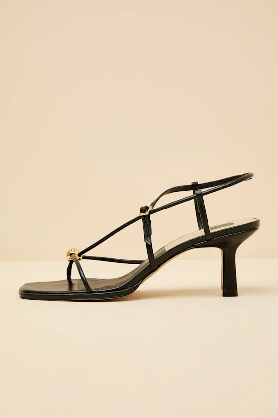 Mylee Black Strappy High Heel Sandals sold by Lulus
