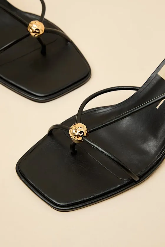 Mylee Black Strappy High Heel Sandals sold by Lulus product image thumbnail 3