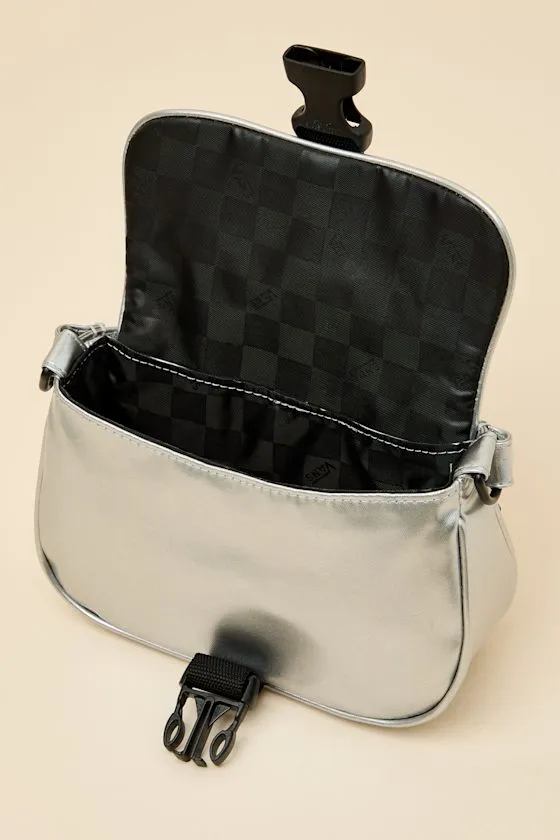 Hooked On Silver Metallic Mini Handbag sold by Lulus product image thumbnail 4