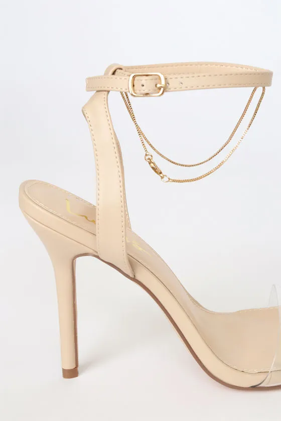 Eisley Light Nude Ankle Strap Heels sold by Lulus product image thumbnail 4