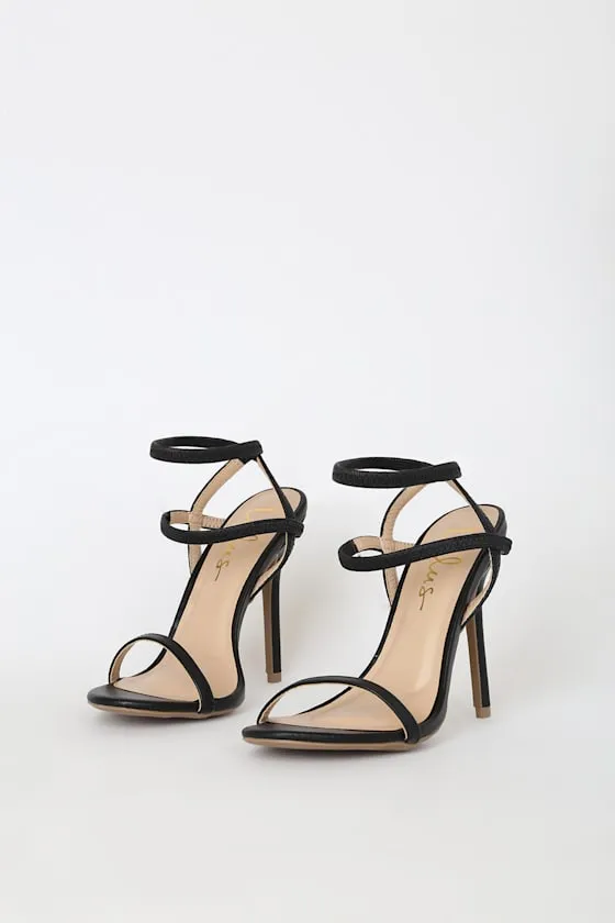 Adelle Black Ankle Strap Heels sold by Lulus product image thumbnail 4