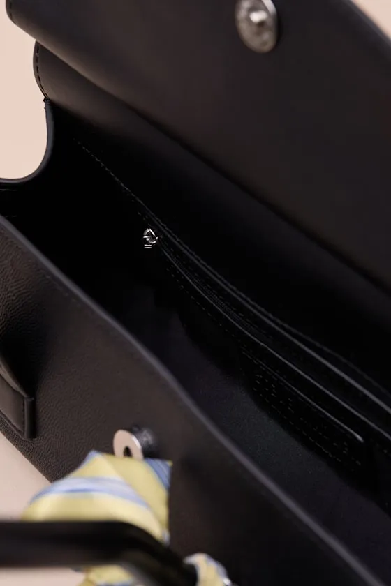 Milan Black Bow Shoulder Bag sold by Lulus product image thumbnail 4