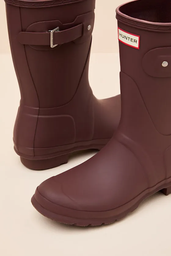 Original Short Rum Raisin Rain Boots sold by Lulus product image thumbnail 2