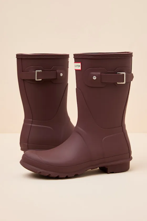 Original Short Rum Raisin Rain Boots sold by Lulus product image thumbnail 3