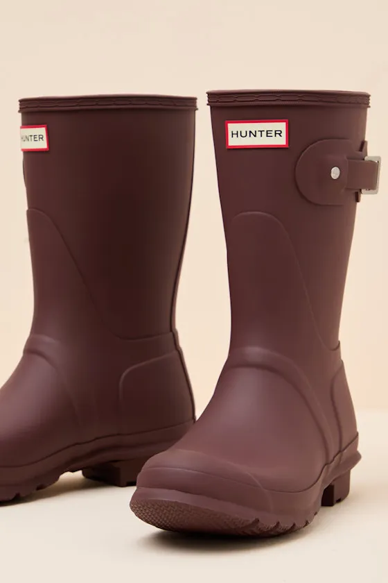 Original Short Rum Raisin Rain Boots sold by Lulus product image thumbnail 4