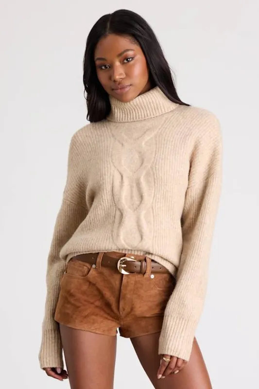 Tanner Tan Suede Mid-Rise Micro Shorts sold by Lulus