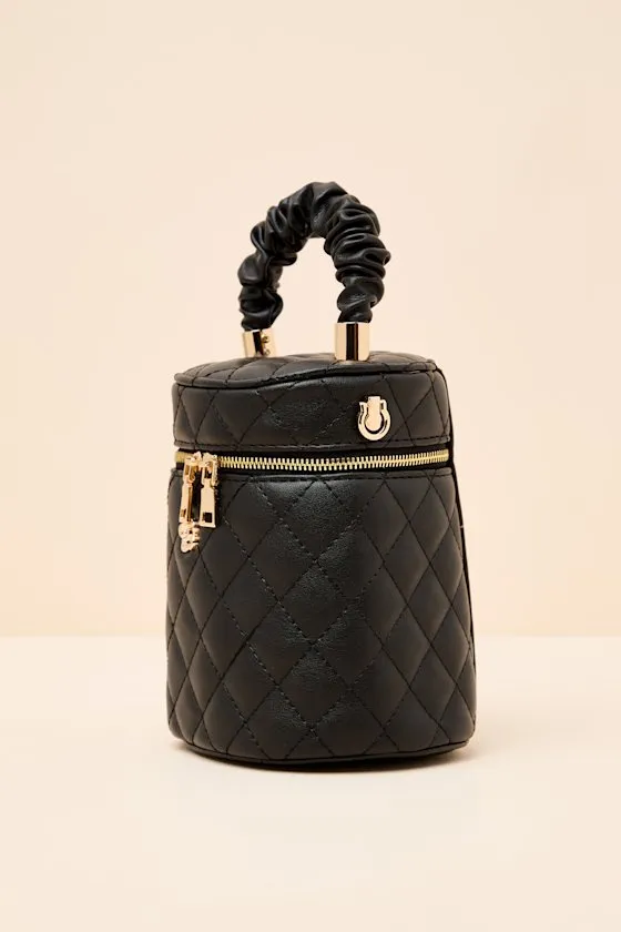 Rosena Black Quilted Crossbody Mini Bag sold by Lulus product image thumbnail 2