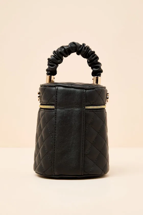 Rosena Black Quilted Crossbody Mini Bag sold by Lulus product image thumbnail 3