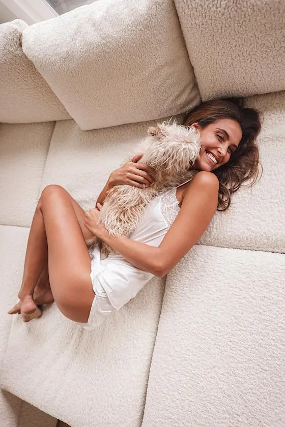 More Amour White Satin Cami Top sold by Lulus product image thumbnail 2