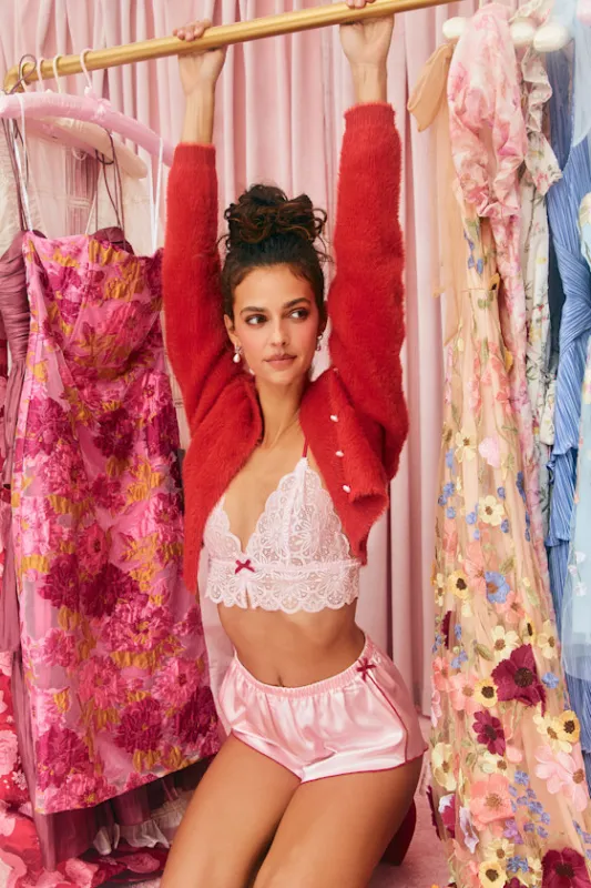 Camali Light Pink Two-Piece Lingerie Pajama Set sold by Lulus