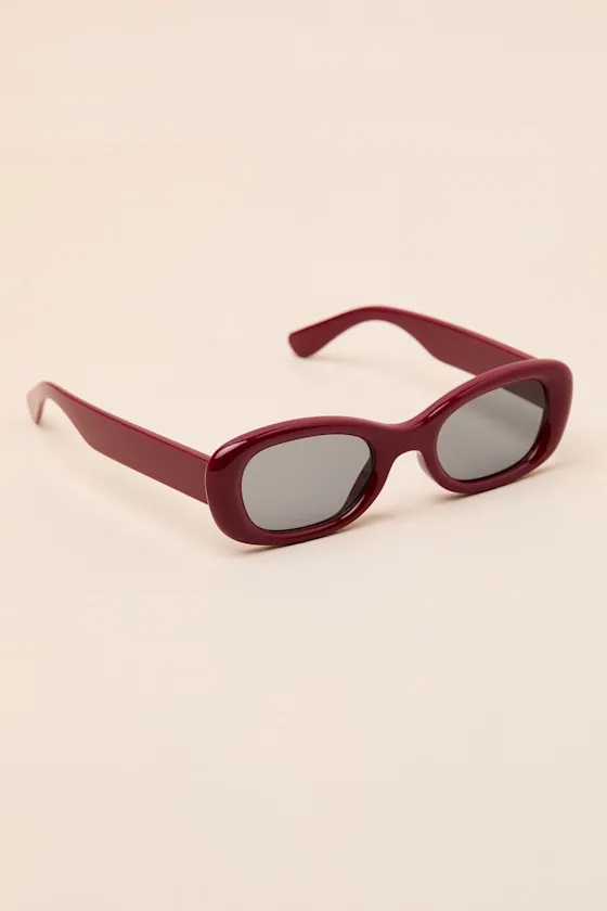 Wilson Red Cat-Eye Sunglasses sold by Lulus product image thumbnail 4