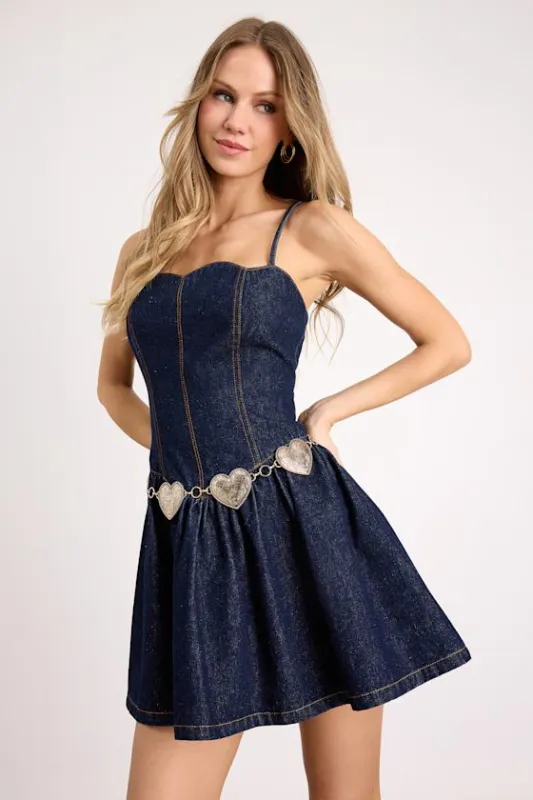 Prescott Gold Heart Concho Belt sold by Lulus