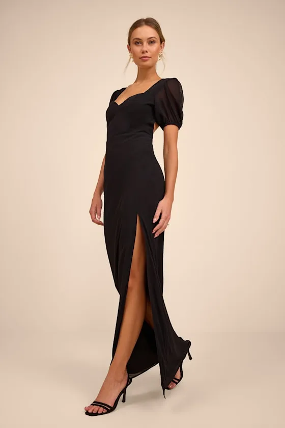 Gianni Black Backless Maxi Dress sold by Lulus product image thumbnail 4